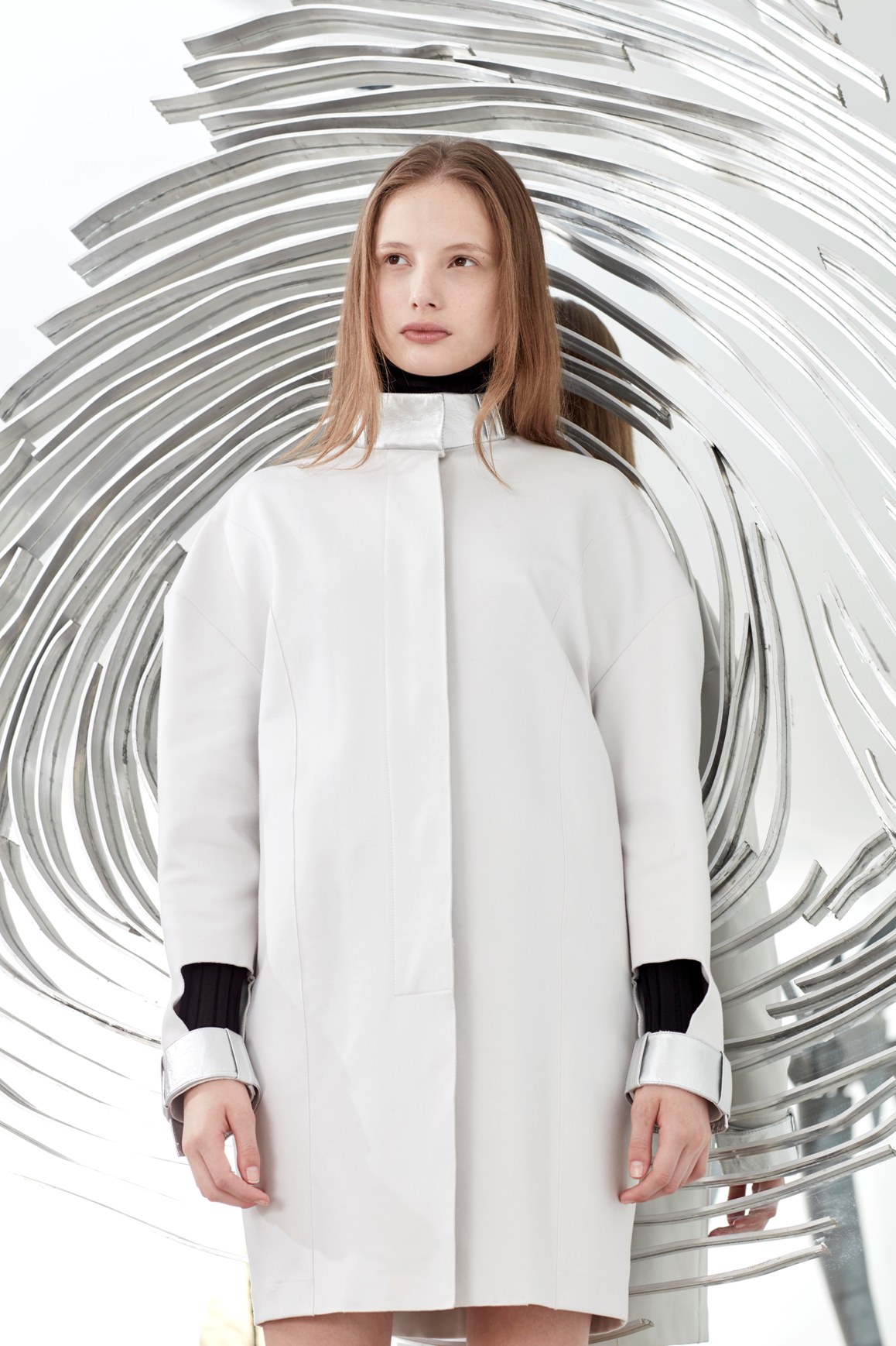 casaco branco off-white gloria coelho moda inverno 2018